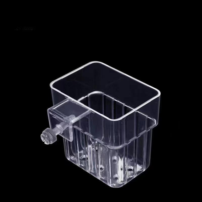 Fish tank hanging, planting basket, transparent aquatic plant fixing bracket, aquarium decoration and landscaping bracket