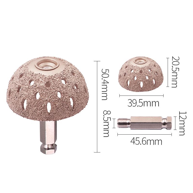 Grinding Tools Tire Repair Grinding Head Coarse Grit Buffing Wheel With Linking Rod Tire Buffing Wheel Tire Repair Tools