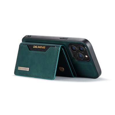 DG.MING M2 Series for iPhone 16 Pro Max Case PU+PC+TPU Phone Cover Detachable Wallet