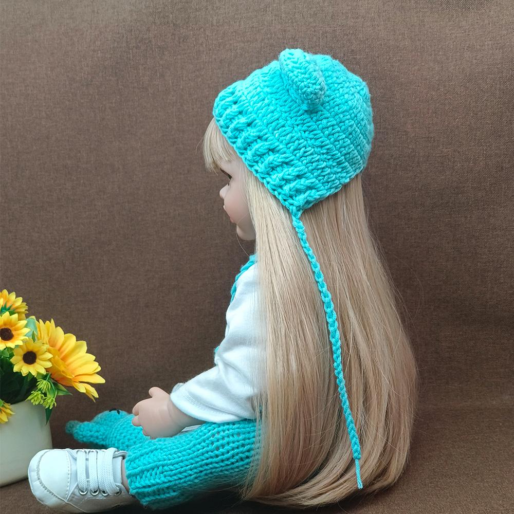 55 см силиконовая кукла реборн для девочек — фото 5