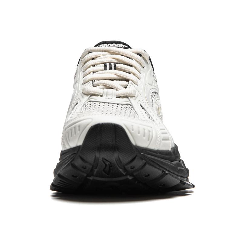 Li Ning Lijun BOW Trend Series Trend Sports Lifestyle Shoes Women Lifestyle Shoes Off-White Black AZGU064-2
