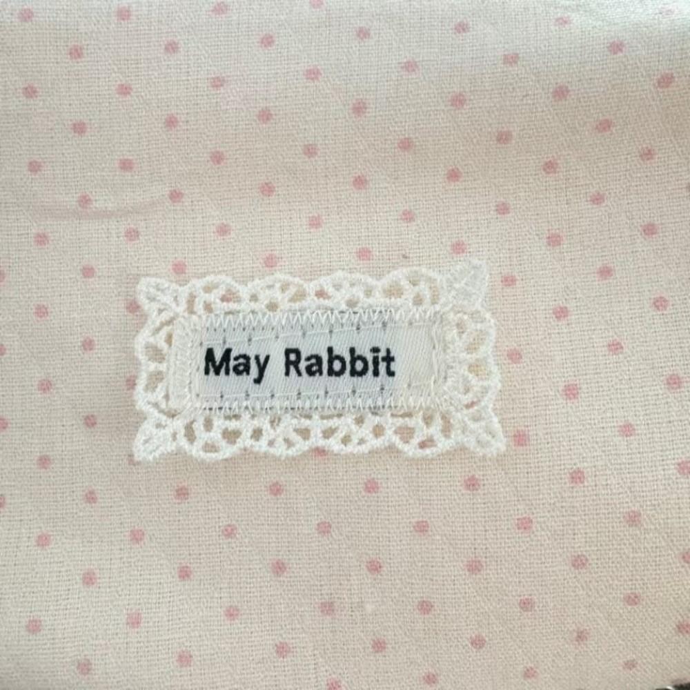 Canvas Pen Pouch Polka Dot Cosmetic Pouch Cute Pencil Case  School
