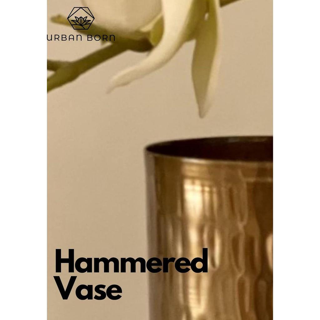 Metal Flower vase for Home Decor and Living Room Vintage