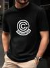 2025 Summer New Breathable Mesh Athletic T-shirt - Black with White CAPSIZE CORE Print