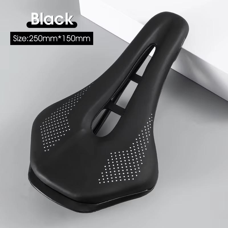 Ultralight Mountain Bicycle Saddle MTB Short Nose Road Bike Seat PU Leather Hollow Prostatic Saddle Bicycle Parts