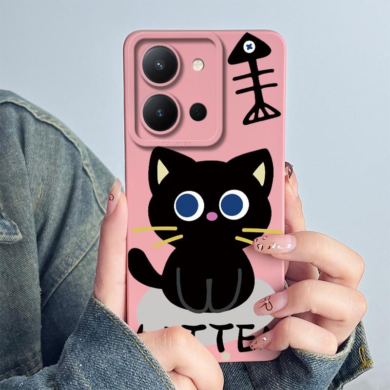 For Vivo Y36 4G Russia Phone Case Cute Astronaut Back Cover Vivo Y 36 Funda Soft Liquid Silicone Camera Protection Bumper Coque