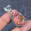 Natural Copper Tourmaline 925 Sterling Silver Jewelry Pendant 1.97" ET-4791