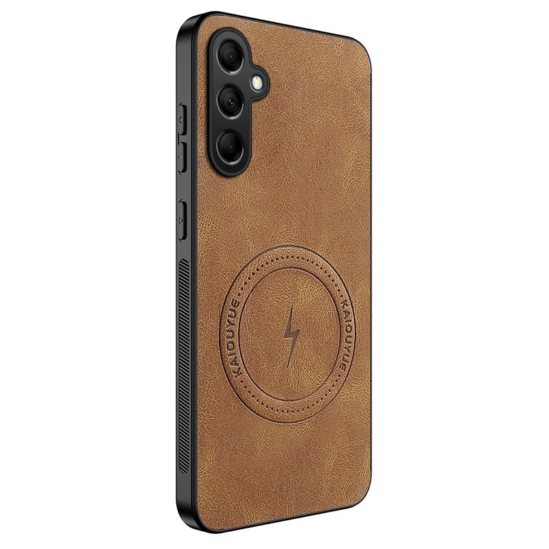 S24 Plus Luxury Cortex Leather Phone Case For Samsung Galaxy S24 Ultra Shockproof Silicone Soft Magnetic Protection Cover S24 FE