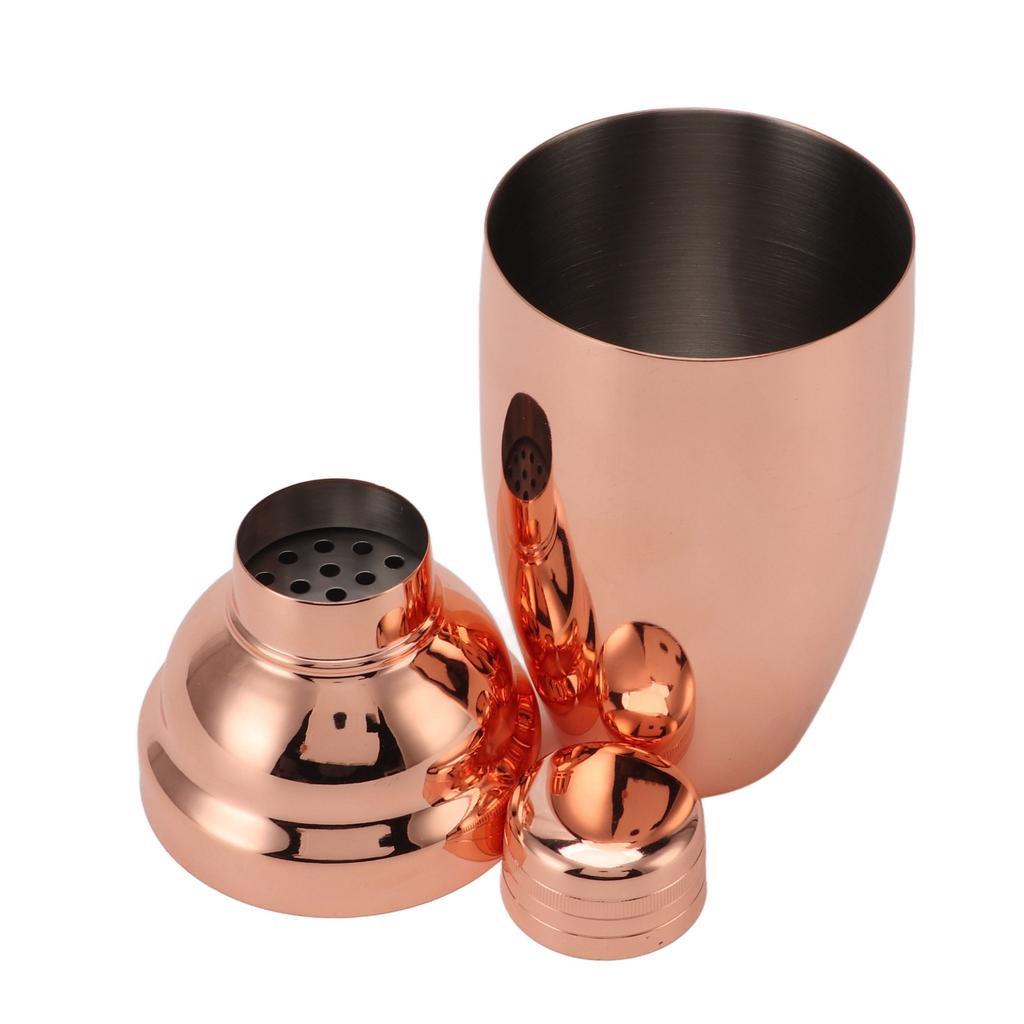Cocktail Shaker 304 Edelstahl Roségold 500ml Cocktail Shaker Mixer für Bars Partys