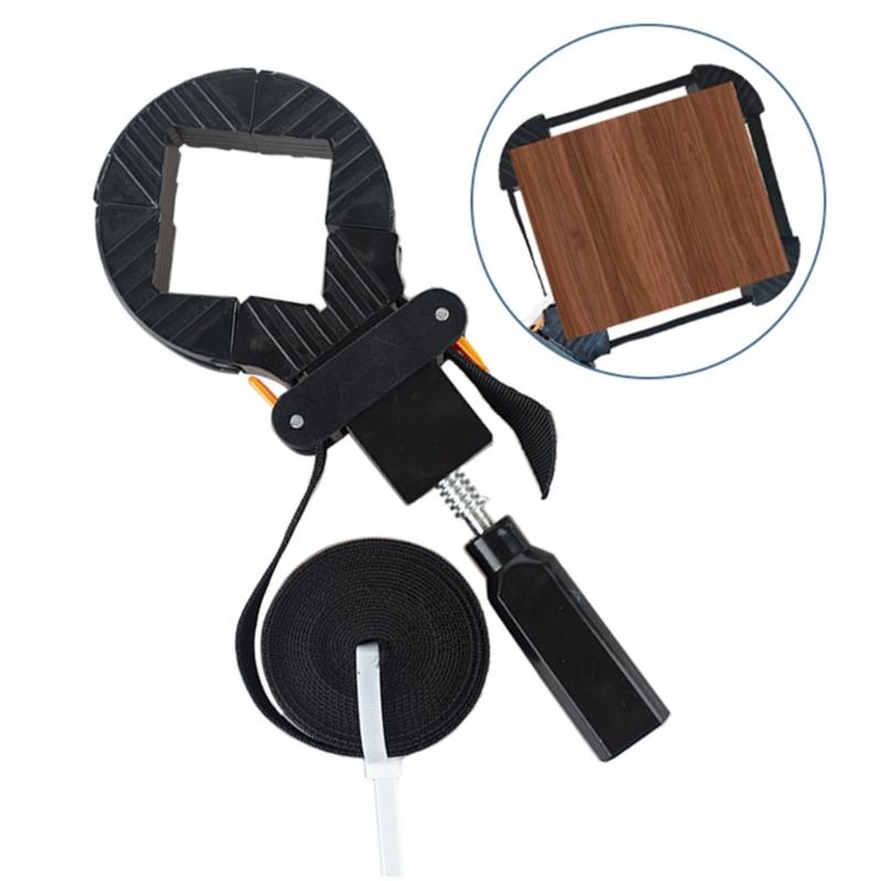 Adjustable Corner Clamp 4 Jaws Pictures Frame Holder Quickly Release Band Clamp Woodworking Tool Polygonal Clip Enduring