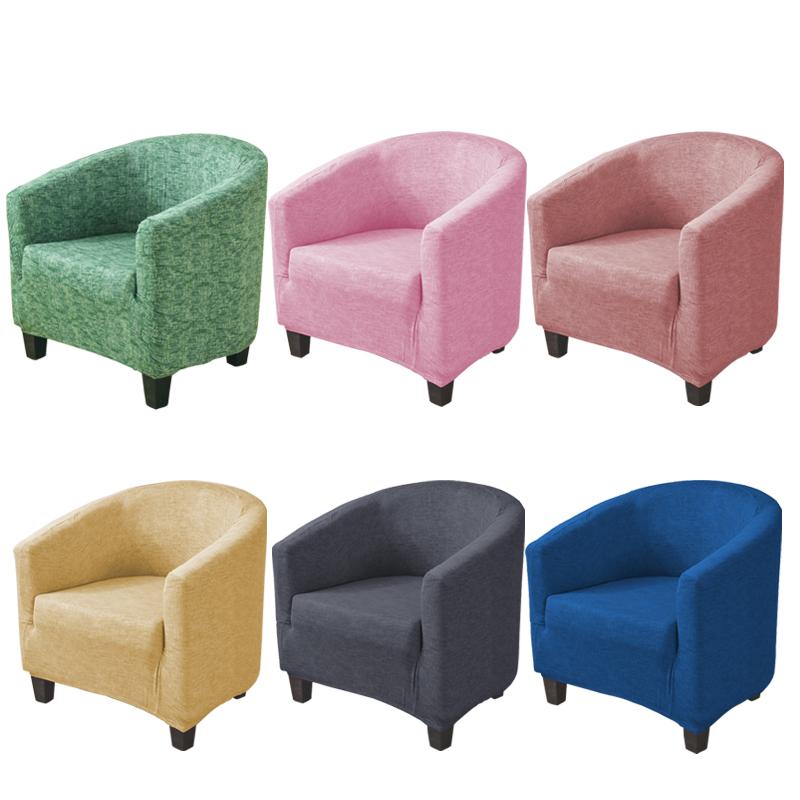 Club-Stuhl-Schonbezug, Stretch-Fassstuhl-Bezug, bedruckt, Wannen-Stuhl-Schonbezug, weicher Spandex-Sessel-Sofabezug, abnehmbar