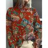 XS-6XL A Variety of Optional 2025 Latest Christmas Abstract Print Casual Outerwear Sweater
