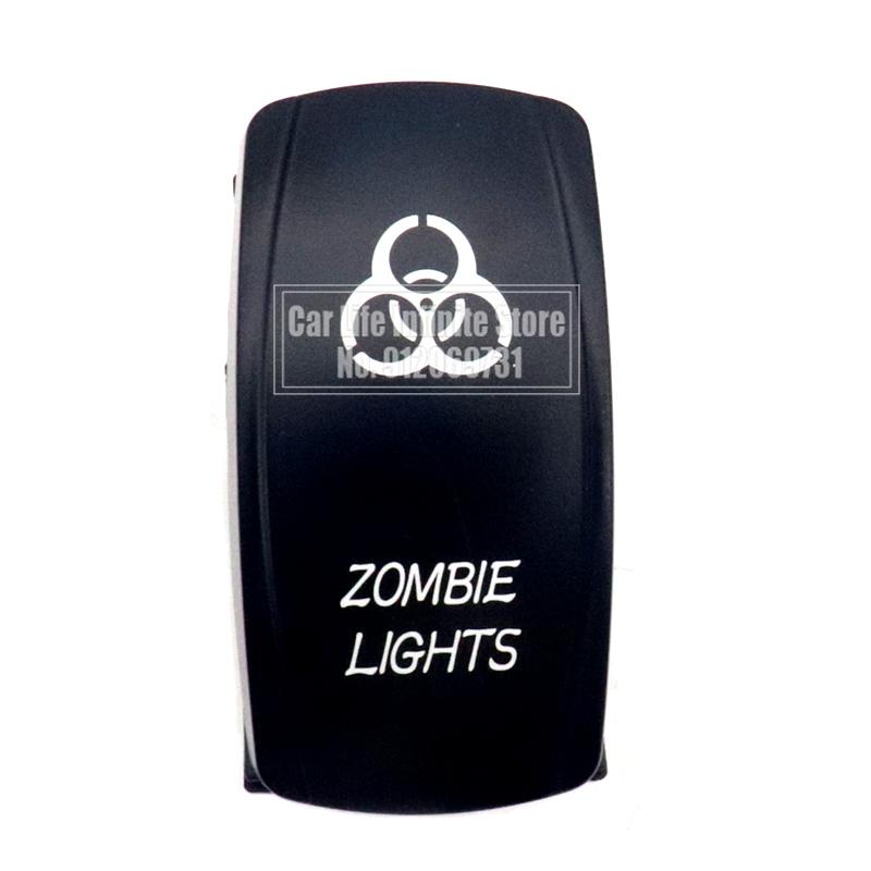 

12 В 24 В 20 А автомобильный лодочный тумблерный переключатель водонепроницаемый синий светодиодный свет 5/7 контактов ВКЛ-ВЫКЛ SPST для морского квадроцикла, автомобиля, грузовика, прицепа, автофургона