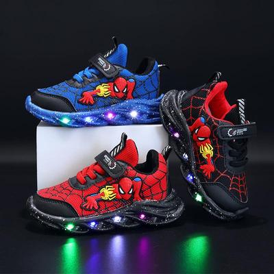 2022 Luminous Spider-Man Boys' Sneakers with Lights
