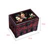Elegant Large Capacity Jewelry Box Vintage Makeup Case Chinese Wedding Gift Hand Painted Lacquer