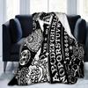 Cat Skulls Board Throw Blanket Witchy Premium Blanket Gothic Home Decor Goth Blanket Halloween Decor Witchcraft Blanket
