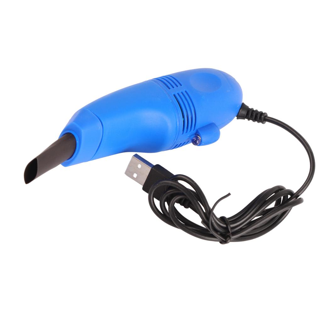 Mini Nail Dust Collector Negative Pressure Large Suction Nail Dust Vacuum Machine for Keyboard Blue