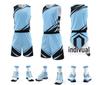 Uniforme de Treino de Basquete para Adulto e Jovem - Camisa de Secagem Rápida com Estampa Personalizada para Competições de Equipe