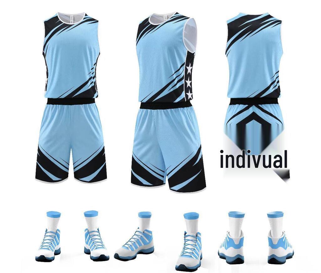 Uniforme de Treino de Basquete para Adulto e Jovem - Camisa de Secagem Rápida com Estampa Personalizada para Competições de Equipe