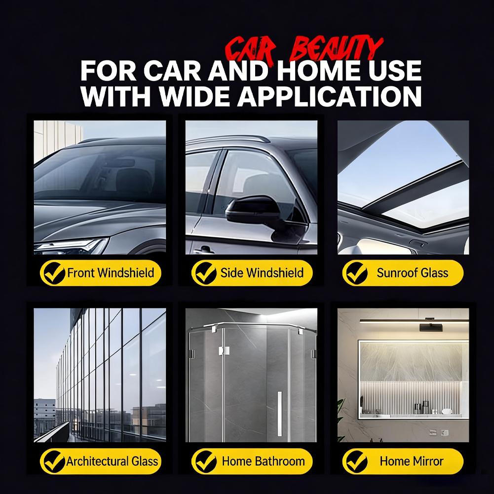 100ml Car Window Defroster Anti-Rain Spray Auto Water Repellent Coating Agent Waterproof Rainproof Anti-fog Glass Cleaner