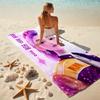 Kpop Demon Hunters Rumi Soft Beach Towel Outdoor Vacation Beach Towel Outdoor Absorbent Bath Towel Blanket Beach Towel Portable For Travel Outdoor Cam