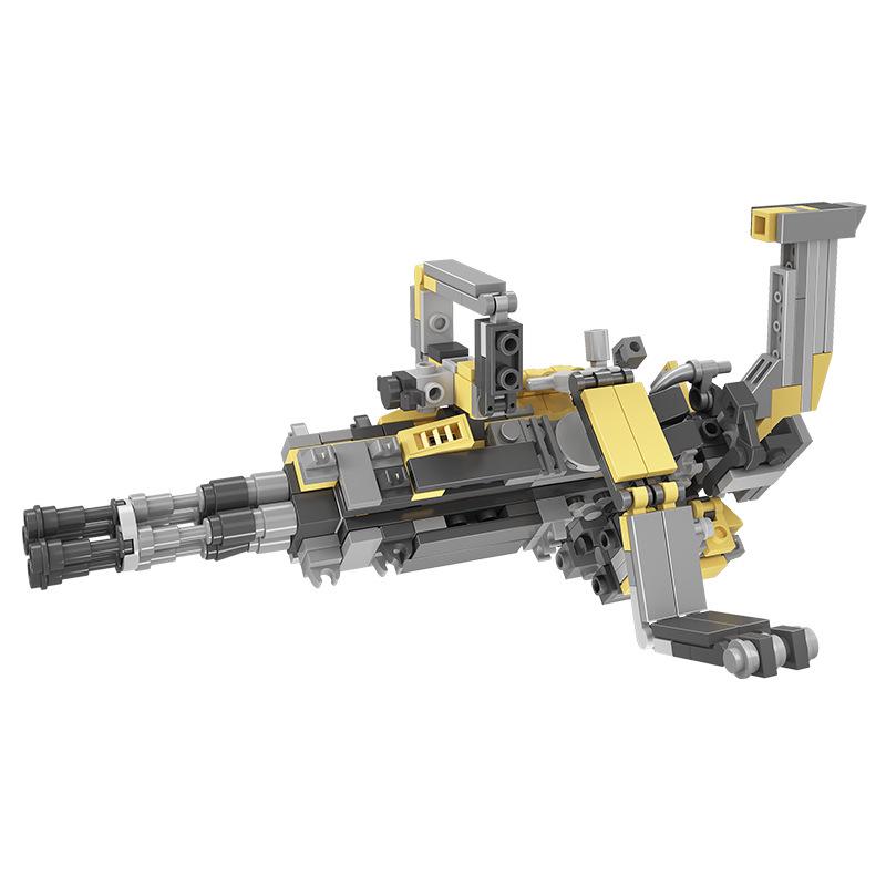 Compatible with Lego: M24, Gatling, AWM Gashapon Weapons Set for Kids – Chicken Eating Game, Birthday Gift.