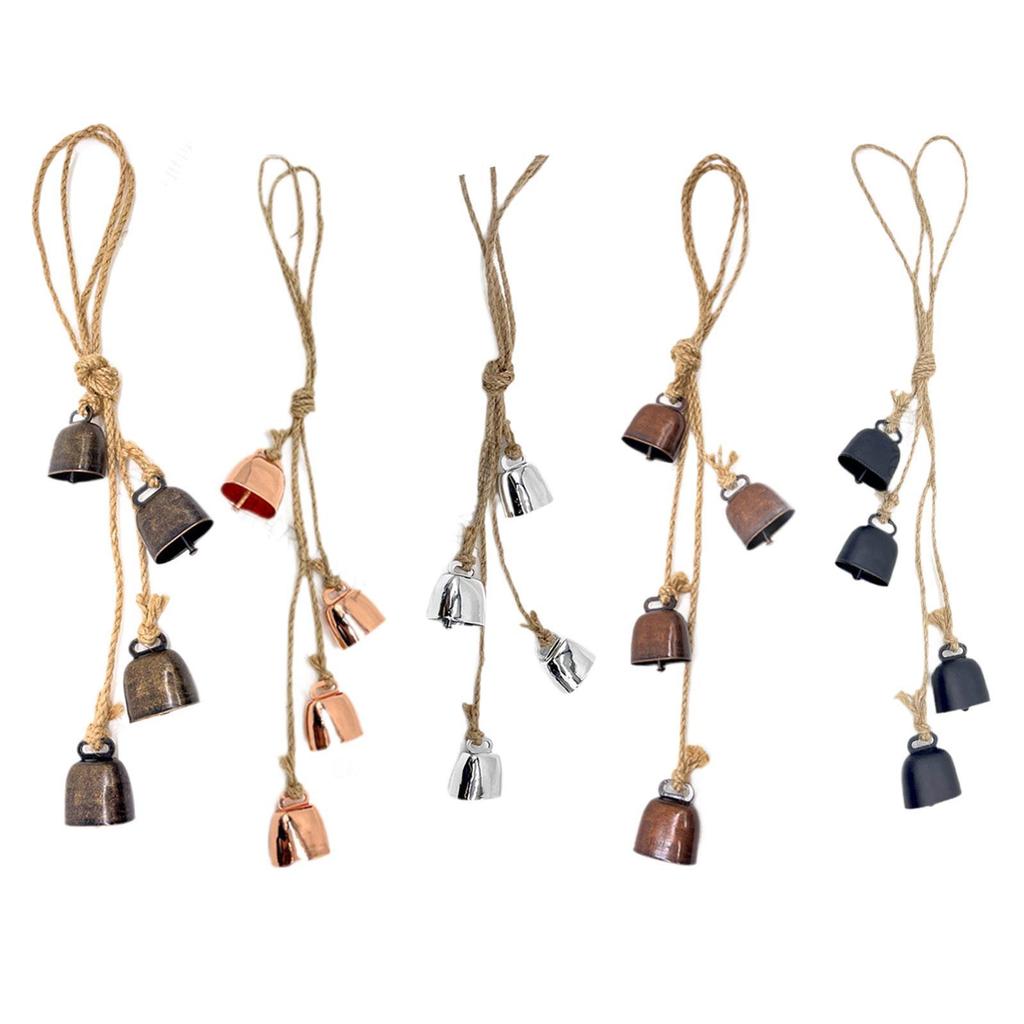 Tree Ornament Collection Simple Lightweight Multifunctional Wall Hanging Decor Bells for Garden Yard Door Festival Farmhouse