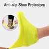 1 Pair Rain Boot Cover Waterproof Silicone Shoe Covers Anti-Slip Elastic Overshoes Thickened Rainproof Shoe Protectors