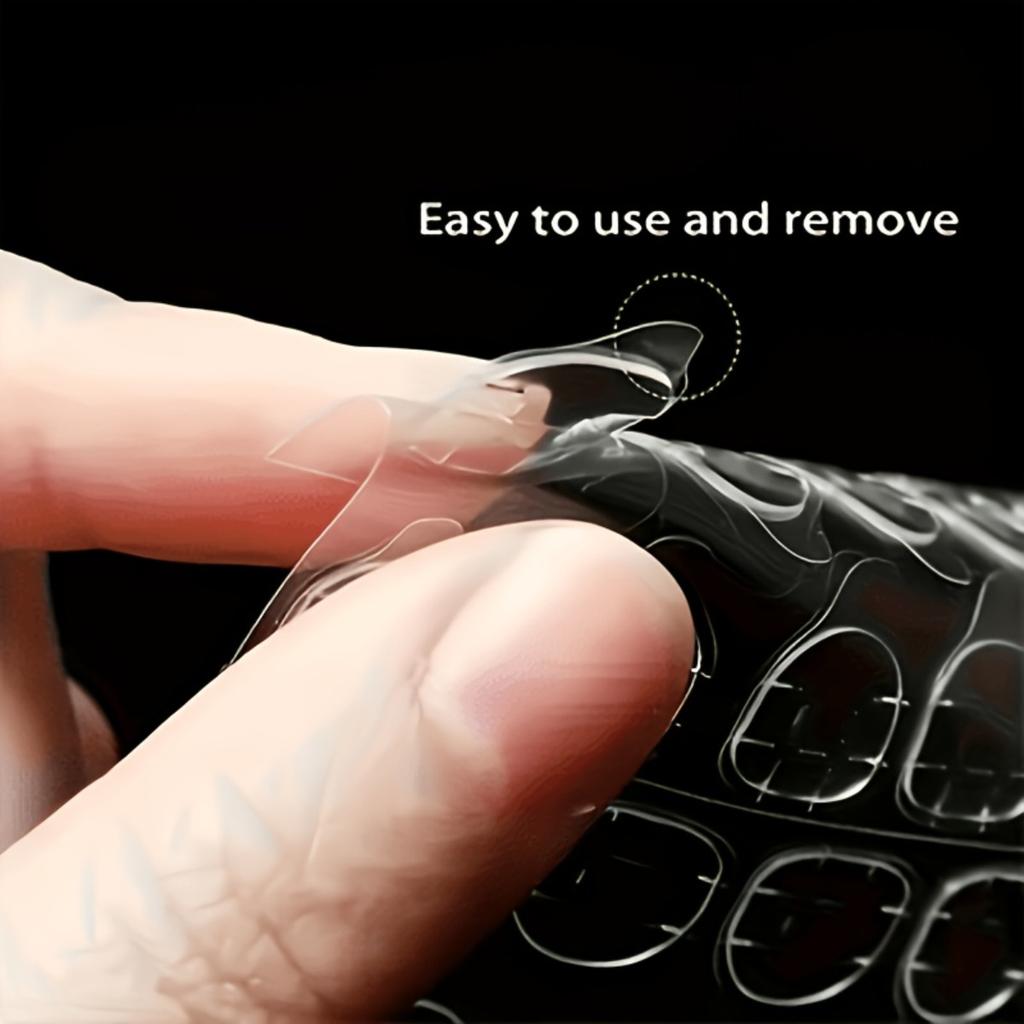 120Pcs Breathable Waterproof Jelly Stickers, Nail Adhesive Tools for Press On Nails