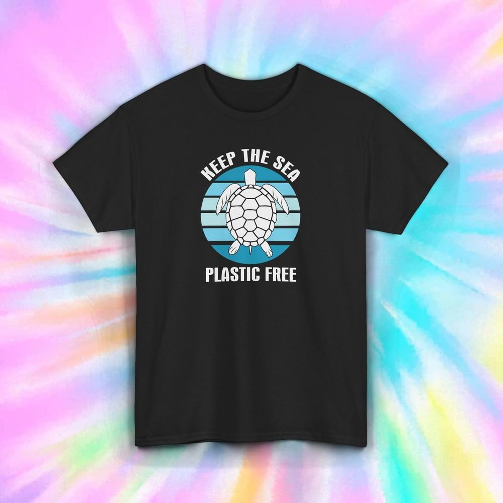 

Keep the Sea Plastic Free Ocean Conservation Eco-Friendly Shirt S-5XL 2XL