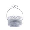 Portable Retro Round Iron Incense Burners Mosquito Coil Holder Fireproof Home Decor Outdoor Camping Garden Incense Accessories