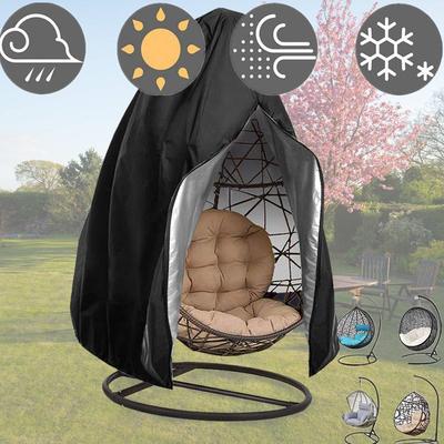 Hanging Chair Cover with Zipper Waterproof Anti UV Weather Resisatant Outdoor Garden Swing Egg Chair Seat Furniture Protectorjavascript: