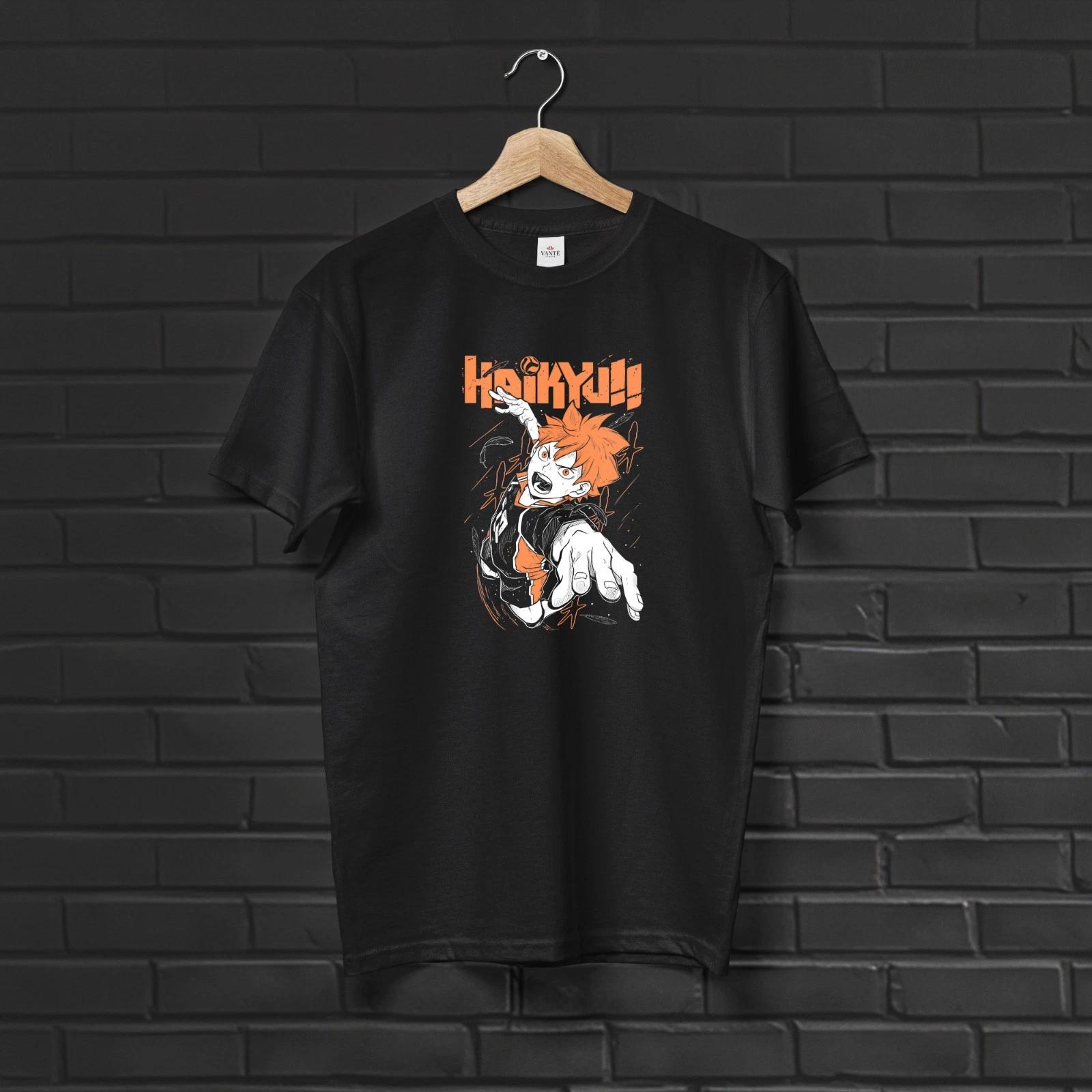 

Shoyo Hinata Graphic Anime T-Shirt Men Unisex Casual Cotton Summer Outfit Tee 4XL