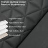 Universal 1PCS Nappa Leather Car Seat Cover Wrap Around Bottom Seat Cushion Waterproof Durable Car Seat Protector Auto Accessory