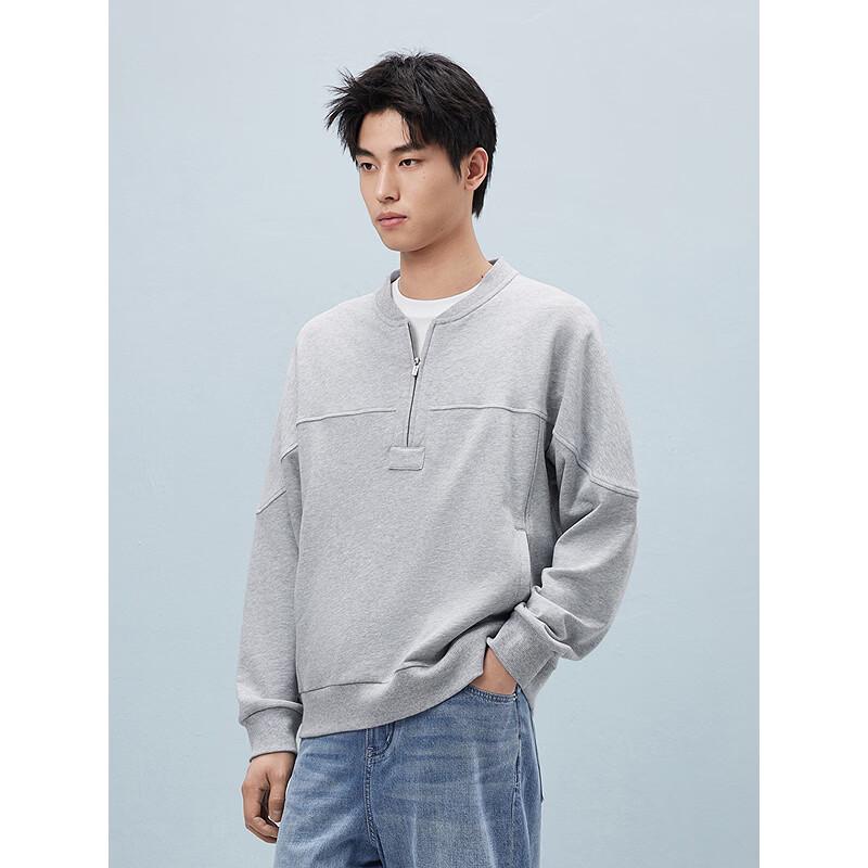 GXG Men's Half-Zip Stand Collar Sweatshirt