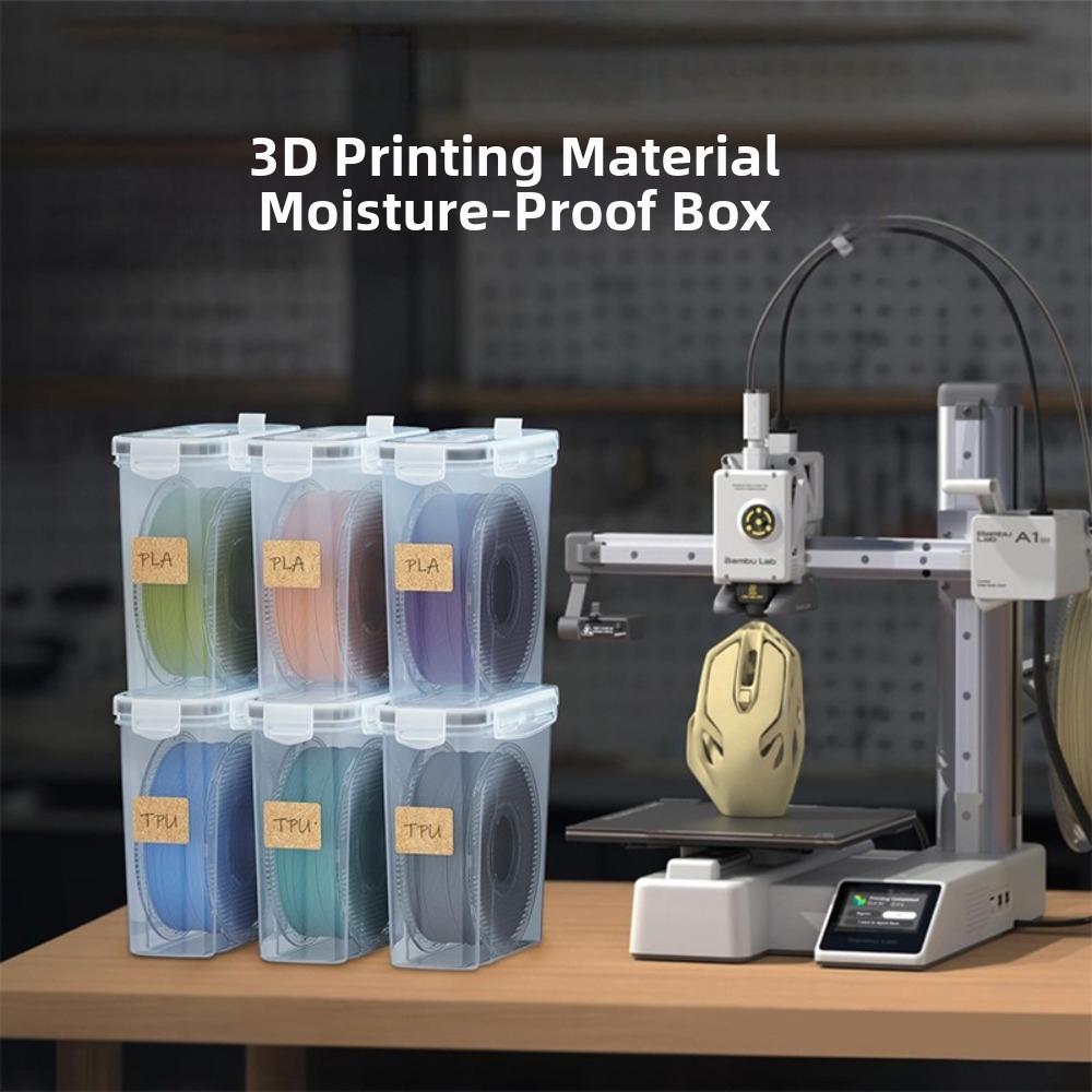 Transparent Filament Container Airtight 3D Printing Container New 3D Printing Storage Box