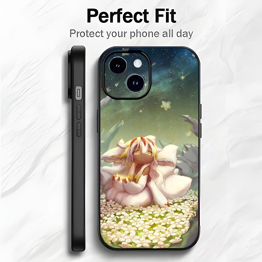 

ark Deep Japanese Anime M-Made In Abyss Phone Case Phone Case Soft Packaging Lightweight For iPhone17 16 15 14 13ProMax iphone12promax