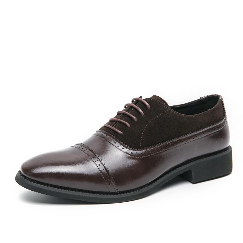 Herren Brogues Derbys Formelle Business Lederschuhe Herren Retro Stil Smoking Hochzeit Klassische Kleiderschuhe Übergröße