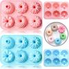 Non-Stick Fluted Tube Cake Pan Silicone Cake Molds  For Candy Making Chocolate Crafting