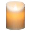 Cream Led Candle 10X14 Cm Battery Operated Classic