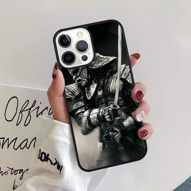Samurai Krieger Schale Hülle Für iPhone 17 Air 15 16 14 13 12 Pro Max 11 Pro Max Plus Handyhülle Abdeckung