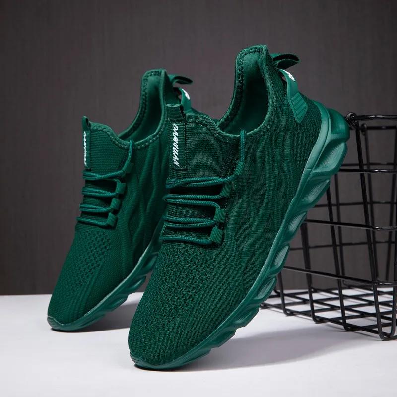 Damyuan Lightweight Running Shoes For Men Outdoor Sports Tennis Shoe Black Sports Trainers Men Vulcanized Tennis Sports Shoes