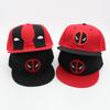 Adjustable Baseball Deadpool Cap Flat Brim Hat Accessory Decorations