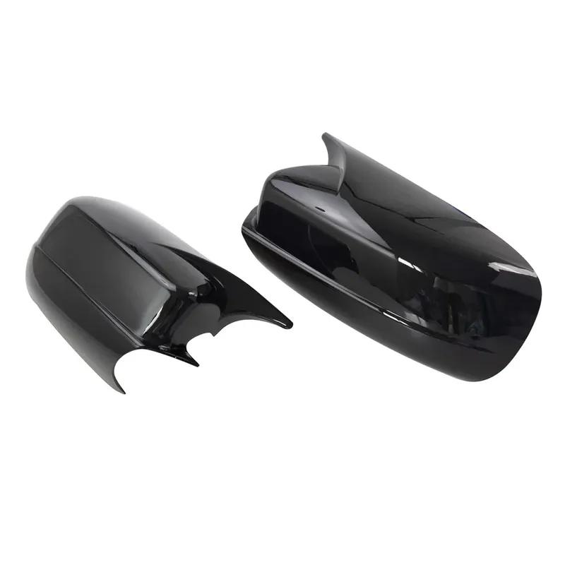 For Dodge Charger 2011 2012 2013- ABS Car Rearview Side Mirror Cover Wing Cap Exterior Door Housing Trim Adhesive Sticker