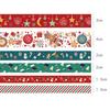 6 Pcs Creative Christmas Gifts and Paper Tape, Planner Tape, Christmas Decoration Materials, and Cute Christmas Supplies