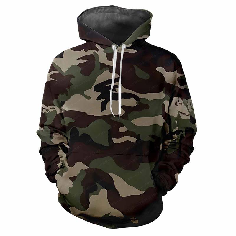 Dschungel Camouflage 3D Gedruckter Hoodie Frühling Herbst Street Sweatshirt Locker Lässig Outdoor Sport Top Kinder Klassische Camo Hoodies