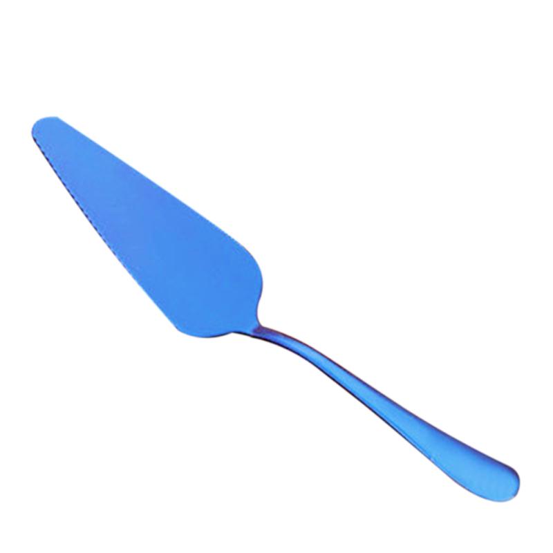 Colorful Stainless Steel Serrated Edge Cake Server Blade Cutter Pie Pizza Shovel Cake Spatula Baking