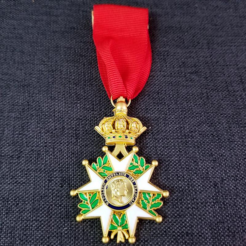Francie Napoleon Odznak kovový odznak Suvenýr kolekce