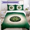Set Biancheria da Letto Celtic FC Stampato 3 Pezzi Copripiumino Traspirante con Federe Biancheria da Letto Decorativa per Camera da Letto Casa