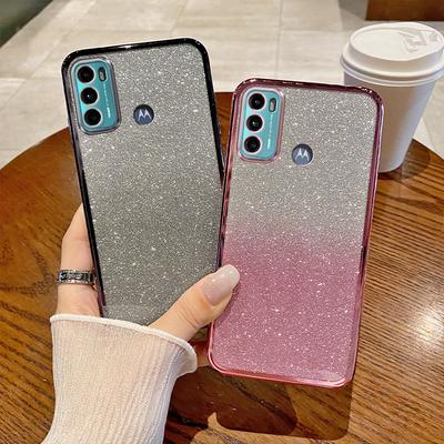 Coque de luxe à paillettes plaquée or pour Motorola Moto Moto Edge 20 30 60 Fusion Bling Colorée Antichoc Ultra Fine Coque